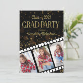 Filmstrip Black Gold 3 Foto's Kaart (Staand voorkant)