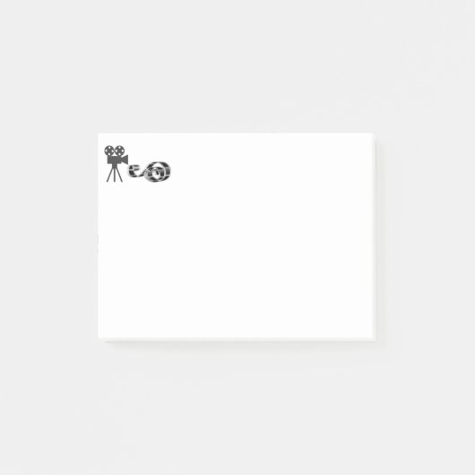 Filmstrip en filmcamera post-it® notes (Voorkant)