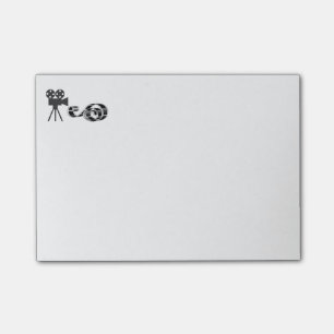 Filmstrip en filmcamera post-it® notes