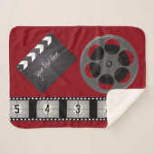 Filmstrip filmhaspel klapbord sherpa deken (Voorkant (horizontaal))