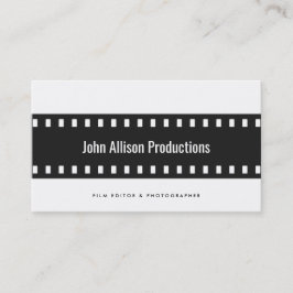 Filmstrip Filmmaker Fotograaf Visitekaartje