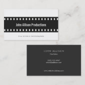 Filmstrip Filmmaker Fotograaf Visitekaartje (Voorkant / Achterkant)