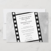 Filmstrip Foto Collage Weddenschap Save The Date (Achterkant)