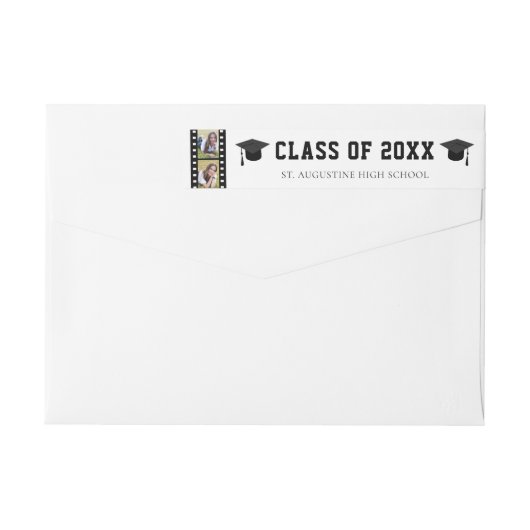 Filmstrip Fotocollage Afstuderen Adres (Achterkant)