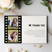 Filmstrip Fotocollage Afstuderen Dank u Bedankkaart