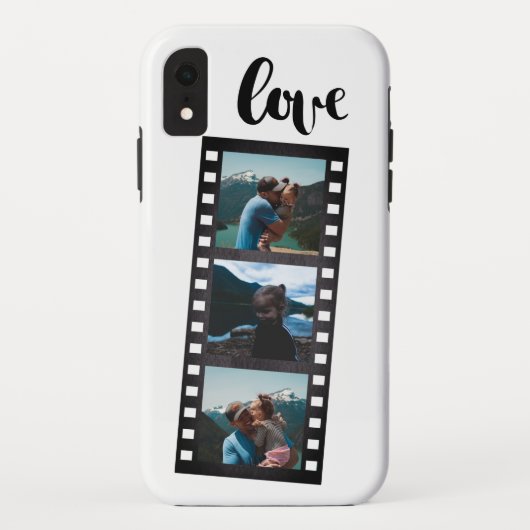 Filmstrip fotocollage Case-Mate iPhone case (Achterkant)