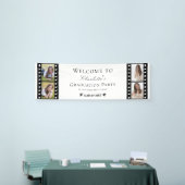 Filmstrip Four Photo Collage Afstuderen Welkom Spandoek (Beurs)