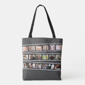 Filmstrip gepersonaliseerd met uw eigen foto's tote bag (Achterkant)