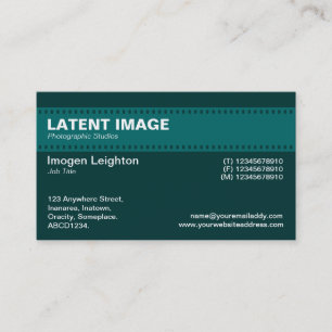 Filmstrip Header - tinten van groen 03 Visitekaartje