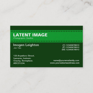 Filmstrip Header - tinten van groen 04 Visitekaartje