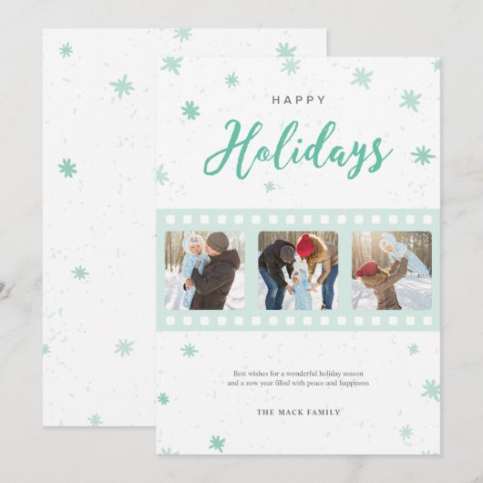 Filmstrip Kerstkaart (Voorkant / Achterkant)