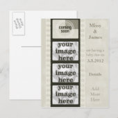  filmstrip komt binnenkort foto-Briefkaarten Aankondigingskaart (Voorkant / Achterkant)