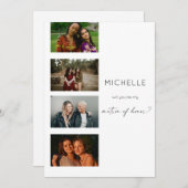 Filmstrip Mijn matron van eer Multi Foto Kaart (Voorkant / Achterkant)