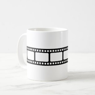 FilmStrip Movie Reel Novelty Koffiemok