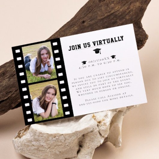 Filmstrip Photo Collage Afstuderen Enclosure Kaart