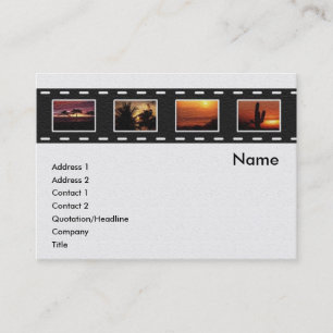 Filmstrip Profielkaart Visitekaartje