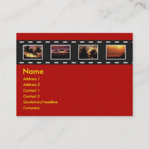 Filmstrip Profielkaart Visitekaartje