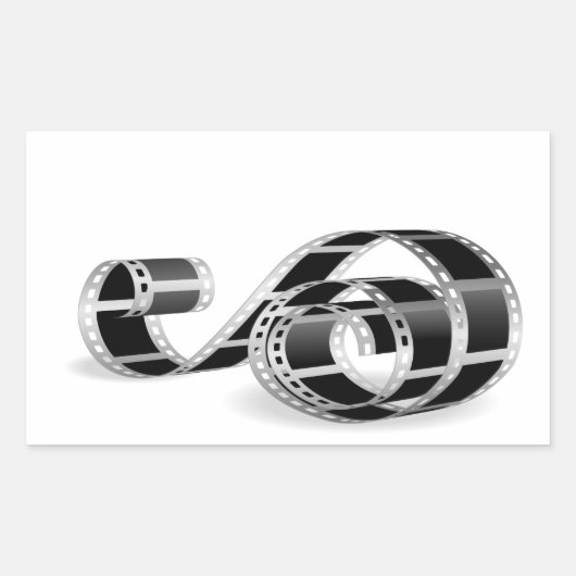 Filmstrip Rechthoekige Sticker (Voorkant)