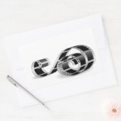 Filmstrip Rechthoekige Sticker (Envelop)