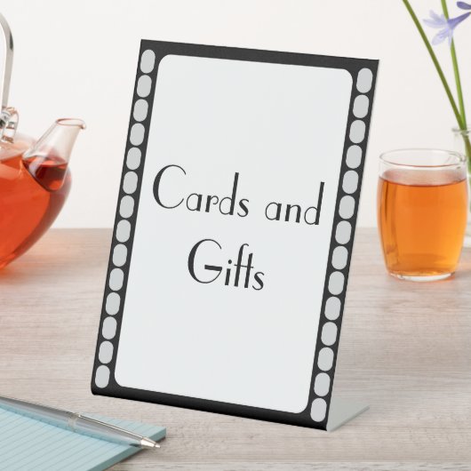 Filmstrip Reclamebord Met Voetstuk (Insitu)