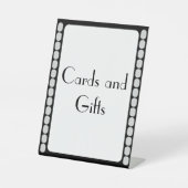 Filmstrip Reclamebord Met Voetstuk (Voorkant)