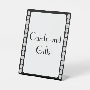Filmstrip Reclamebord Met Voetstuk