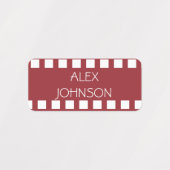 Filmstrip Roze kleurgecodeerde wasnaam Labels (Design 1)