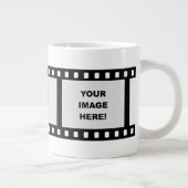 Filmstrip Sjabloon Grote Koffiekop (Rechts)