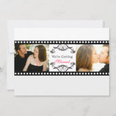 Filmstrip Sla de datumkaart op Save The Date (Achterkant)