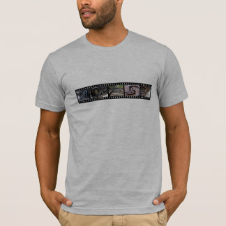 Filmstrip treinonderdelen t-shirt