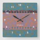 Filmstrip van 35 mm vierkante klok (Voorkant)