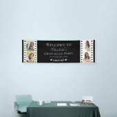 Filmstrip Vier foto collage Afstuderen | Black Spandoek (Beurs)
