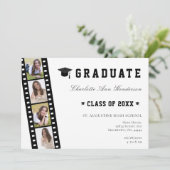 Filmstrip Vier Fotocollage Open Huis Kaart (Staand voorkant)