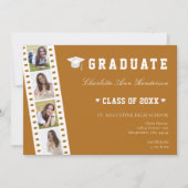 Filmstrip Vier Fotocollage Open Huis | Orange Kaart (Voorkant)