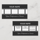 Filmstrip voor filmmakers en videografen visitekaartje (Voorkant / Achterkant)