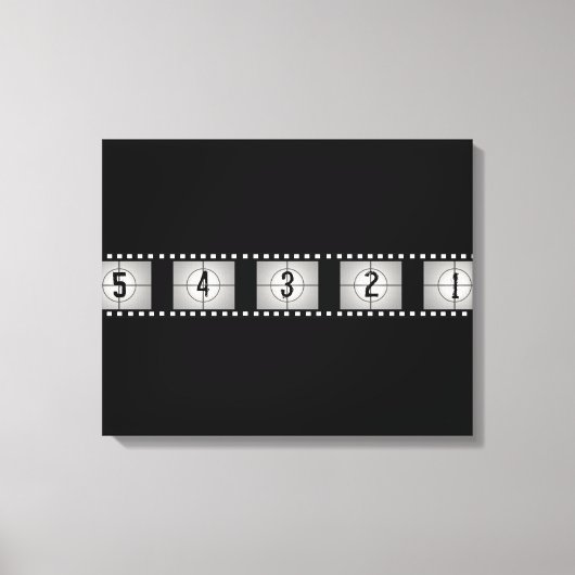 Filmstrips afbouwen canvas afdruk (Voorkant)