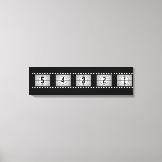 Filmstrips afbouwen canvas afdruk (Voorkant)