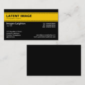 Filmstrips - Amber en Black Visitekaartje (Voorkant / Achterkant)