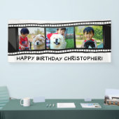 Filmstrips Foto van collage Mosaic Wall Art /Birth Spandoek (Beurs)