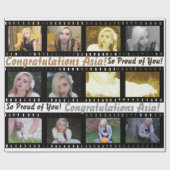 Filmstrips Fotoframes Gift Wrap Cadeaupapier (Vlak)