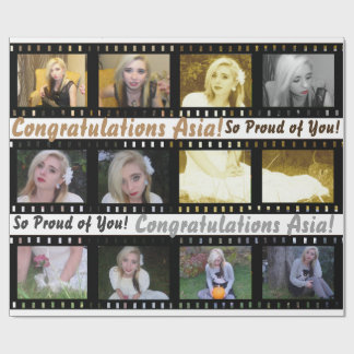 Filmstrips Fotoframes Gift Wrap Cadeaupapier