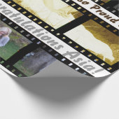 Filmstrips Fotoframes Gift Wrap Cadeaupapier (Hoek)