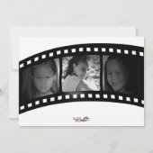  filmstrips GraduPartij Foto Uitnodigen Kaart (Achterkant)