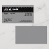 Filmstrips - grijs visitekaartje (Voorkant / Achterkant)