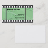 Filmstrips - groen visitekaartje (Voorkant / Achterkant)