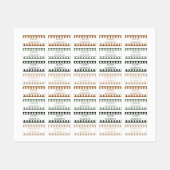 Filmstrips met codekledij labels (Vel)