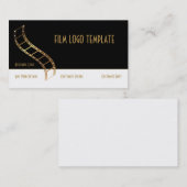 Filmstrips Metallic Gold Film Visitekaartje (Voorkant / Achterkant)
