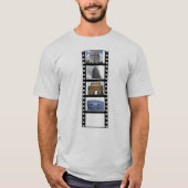 Filmstrips op maat gemaakte foto's t-shirt (Voorkant)
