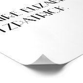 Filmstrips Poster Weddenschap Welkomstteken (Hoek)