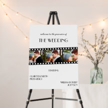 Filmstrips Poster Weddenschap Welkomstteken